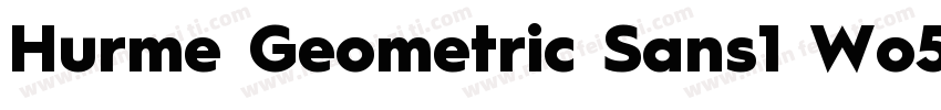 Hurme Geometric Sans1 Wo5Thobl字体转换